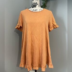 Altar’d State Ruffle Bleached Fashion Top